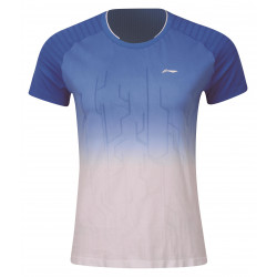 Športové dámske tričko Li-Ning modro-biele