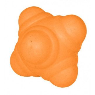 Reakčná loptička mäkká 7cm -  oranžová farba