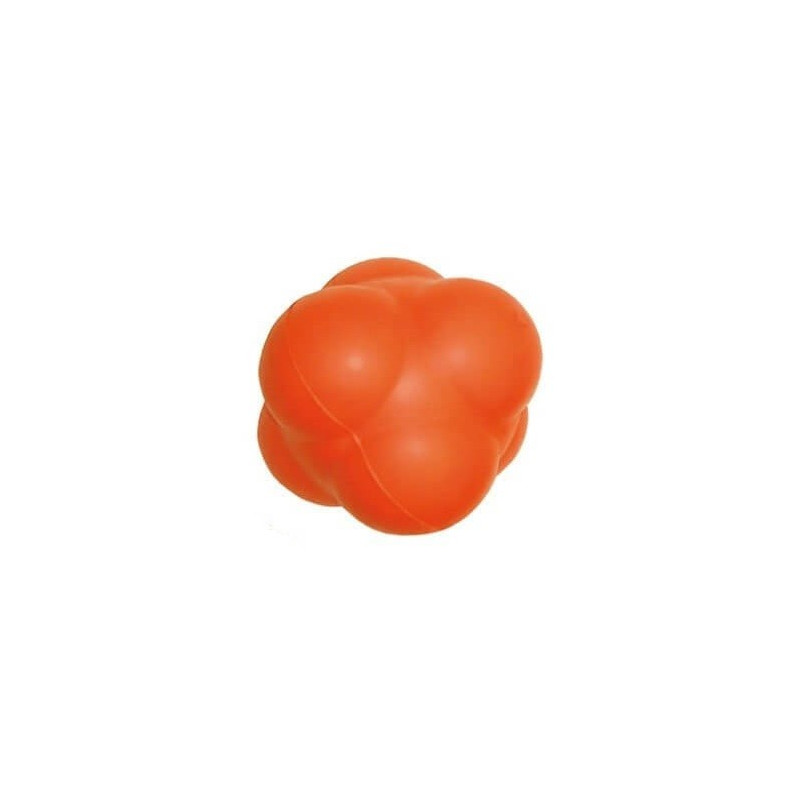 Reakčná loptička tvrdá 10cm - oranžová farba