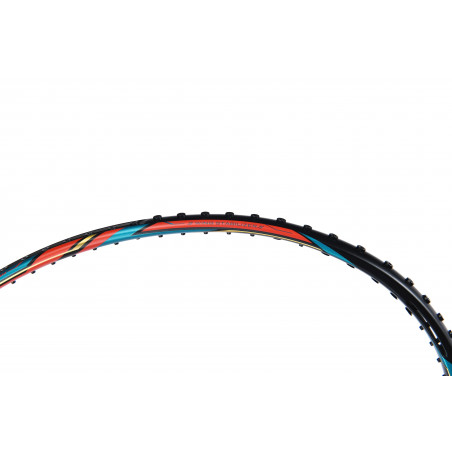 Bedmintonová raketa Li-Ning Aeronaut 6000 Combat čierno-modrá