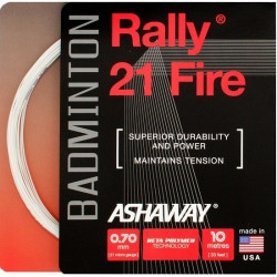 Bedmintonový výplet ASHAWAY Rally 21 Fire - rôzne farby - 10m balenie