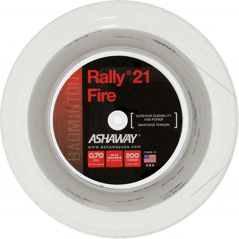 Bedmintonový výplet ASHAWAY Rally 21 Fire - 200m kotúč