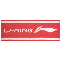 Športový uterák Li-Ning červený  (Názov a Logo)
