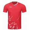 Športové pánske tričko Li-Ning na bedminton "Fan edícia" červené