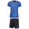Dámsky športový set Li-Ning modro-čierny - tričko + kraťasy