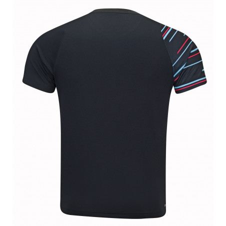 Pánske športové tričko Li-Ning Swipe na bedminton - čierne | Bedminton Shop
