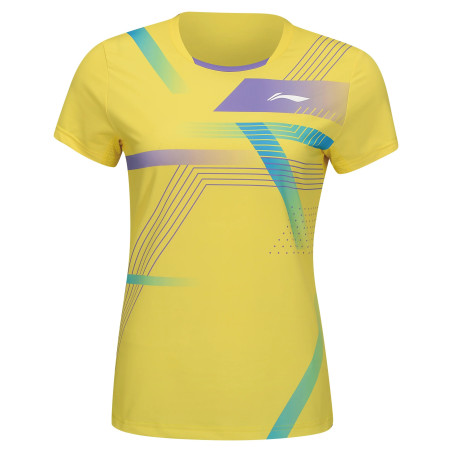 Športové dámske tričko Li-Ning TEAM FAST žlté