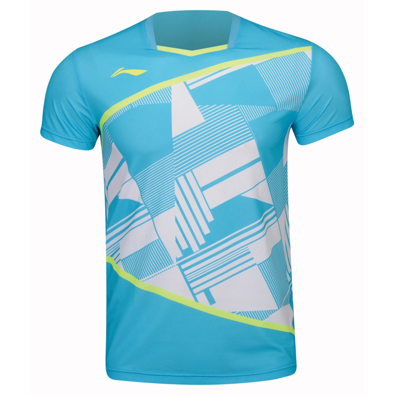 Športové pánske tričko Li-Ning NEW STAR bledo modré