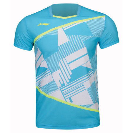 Športové pánske tričko Li-Ning NEW STAR bledo modré