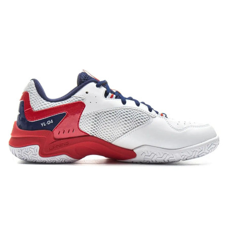 Bedmintonová obuv Li-Ning S-Wave II bielo-červená | Bedminton Shop