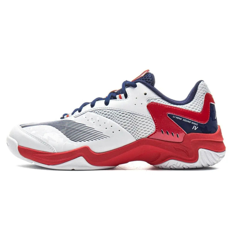 Bedmintonová obuv Li-Ning S-Wave II bielo-červená