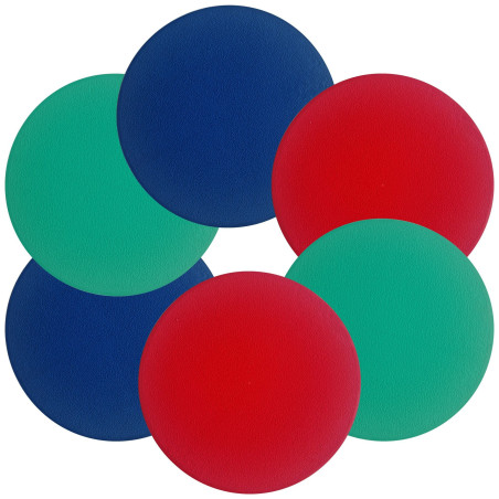 Označovacie disky ploché - set 6 ks rôzne farby | Bedminton Shop